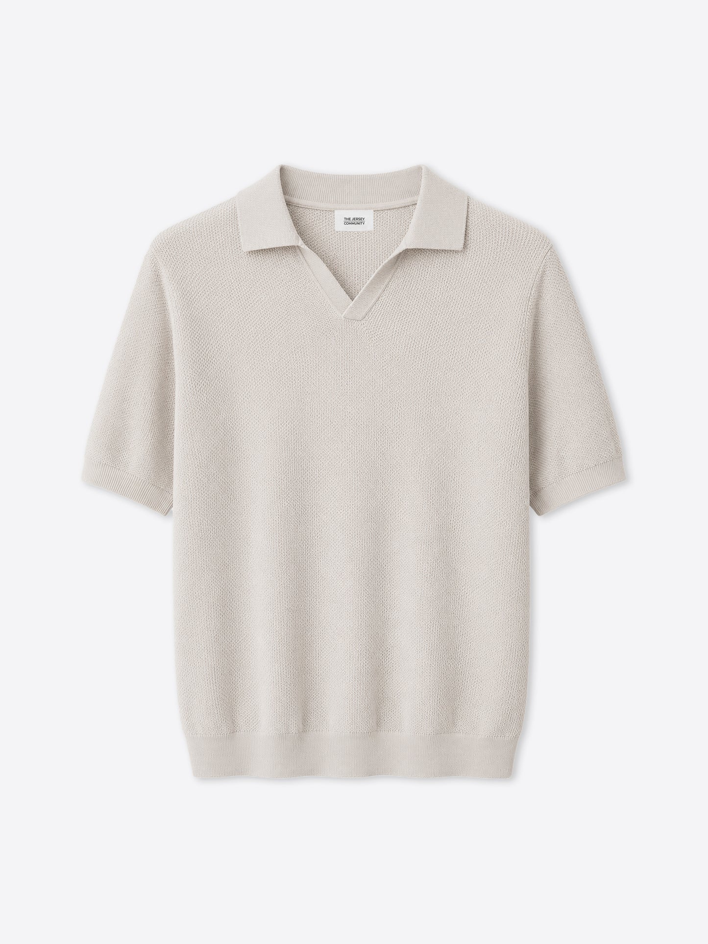 Textured Cotton Derby Polo Prism