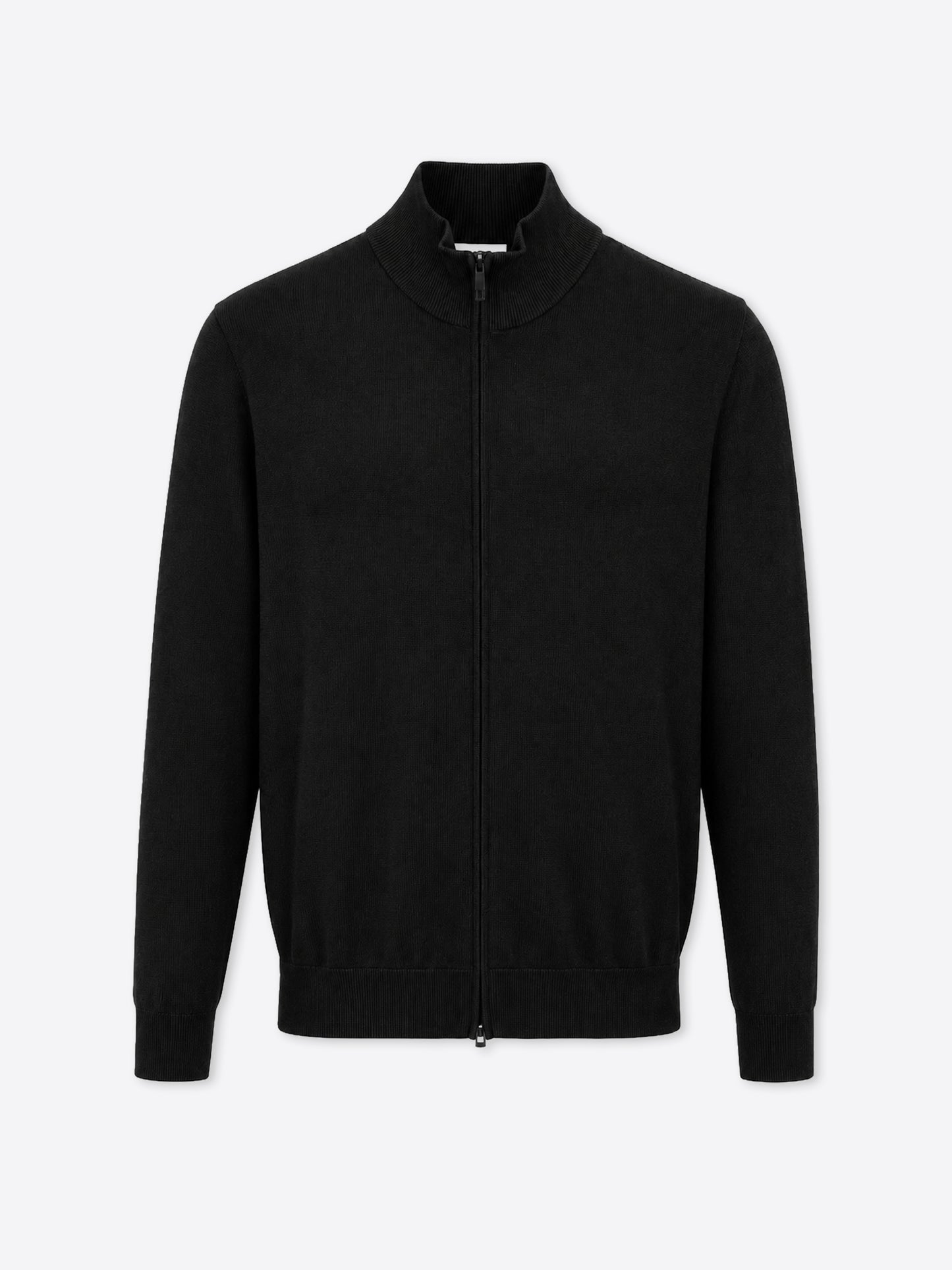 Cotton Knit Half-Zip Top Layer
