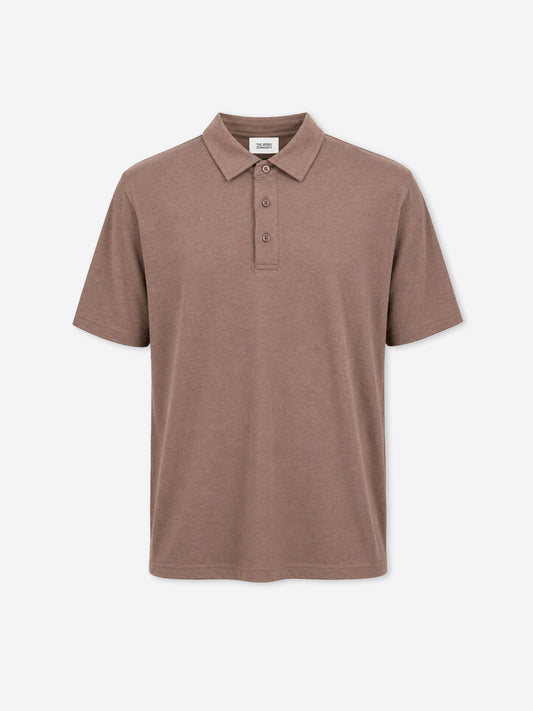Modal Cotton Jersey Short Sleeve Polo Glow