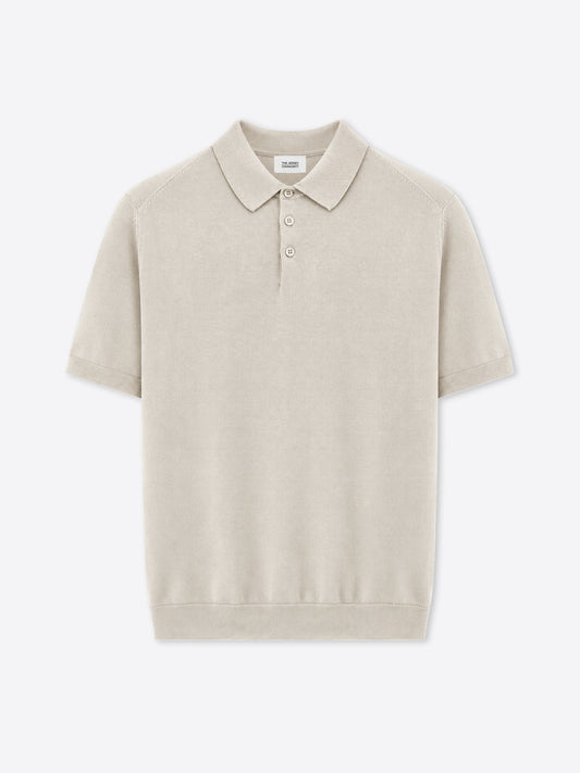 Garment-Dyed Cotton Polo Lumen
