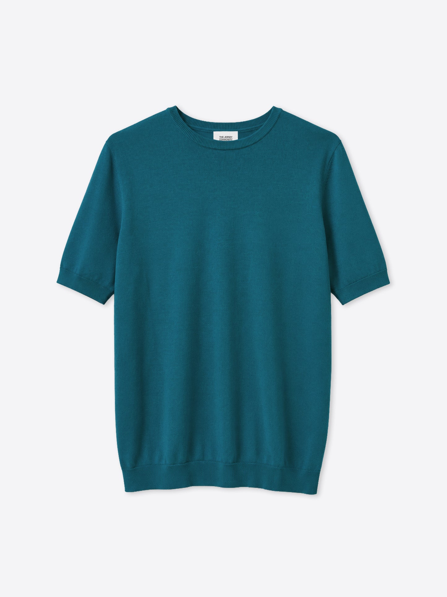 Cotton Knit Crew Neck T-Shirt Layer