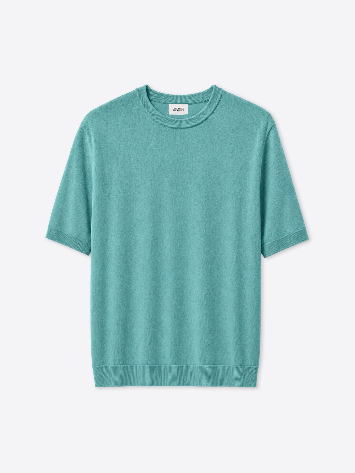 Cotton Knit Crew Neck T-Shirt Layer