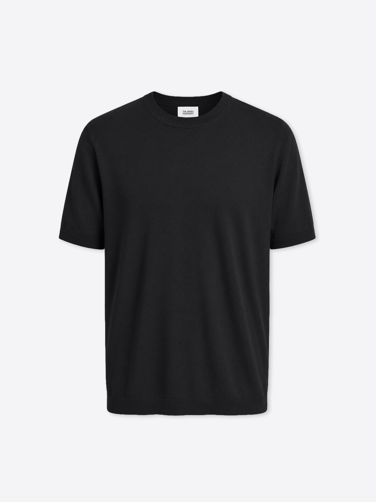 Cotton Knit Crew Neck T-Shirt Frame