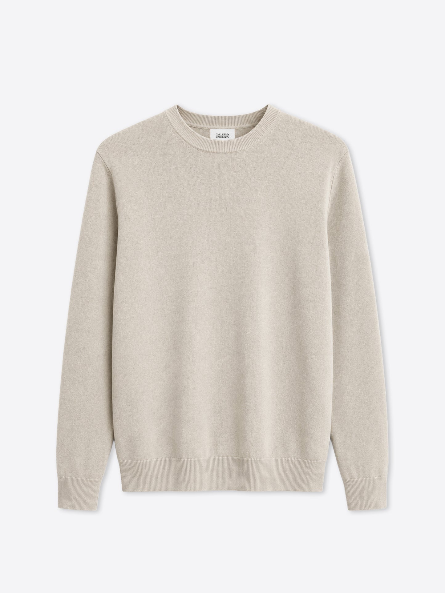 Garment-Dyed Cotton Long Sleeve T-Shirt Lumen