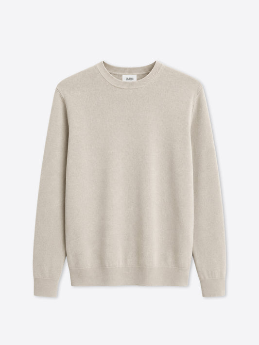 Garment-Dyed Cotton Long Sleeve T-Shirt Lumen